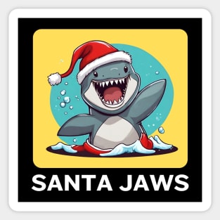 Santa Jaws | Santa Claus Pun Sticker